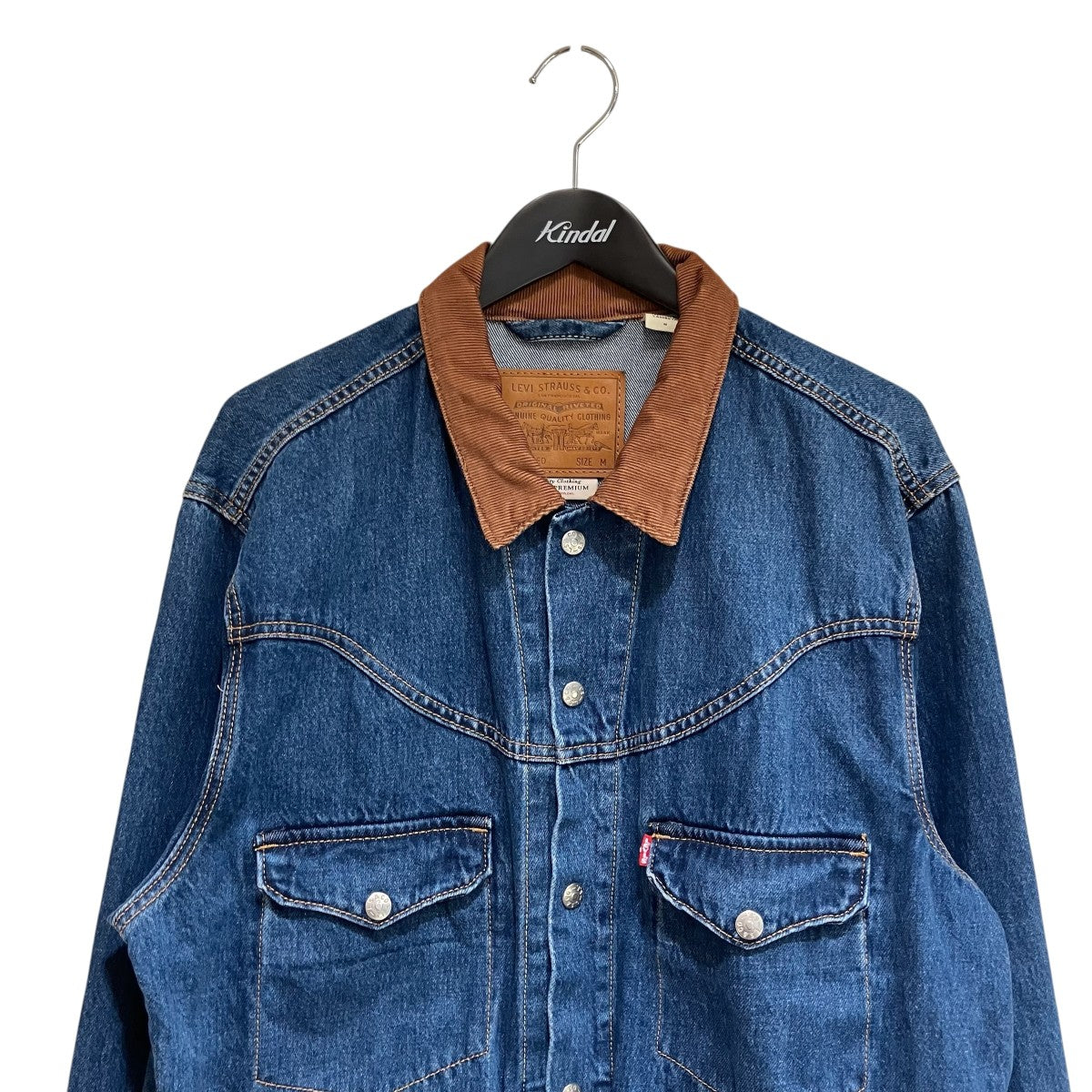 LEVI’S PReMIUM ウエスタンショートホーン トラッカーデニムジャケット002WN0000 古着・中古-3枚目のアイテム画像