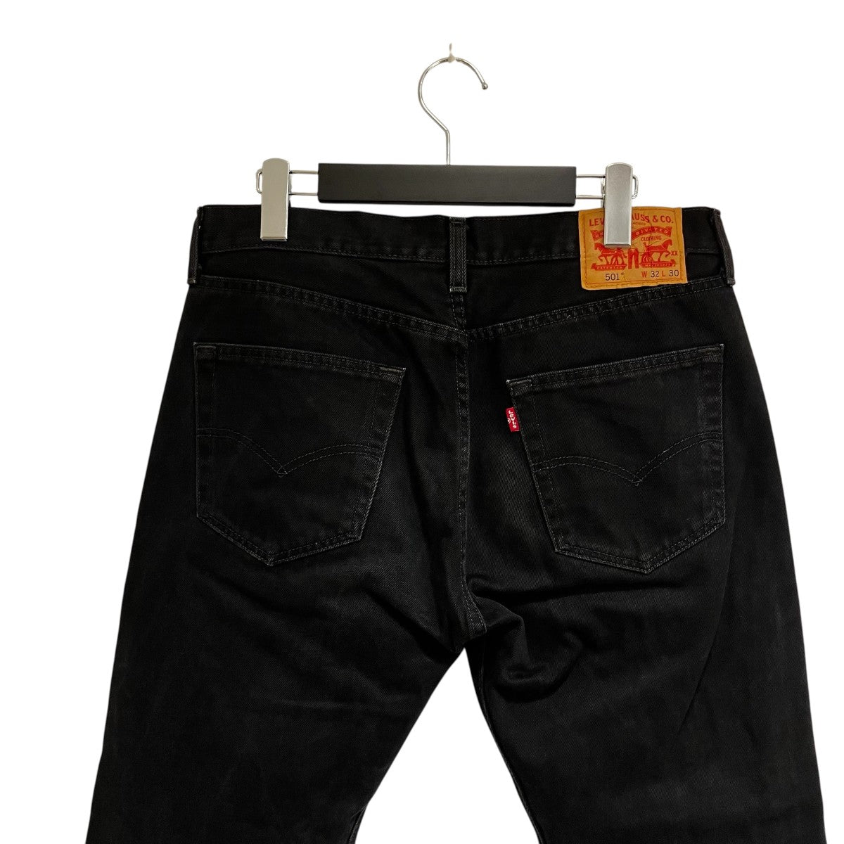 LEVI’S 501ブラックデニムパンツ0501-0660 古着・中古-4枚目のアイテム画像