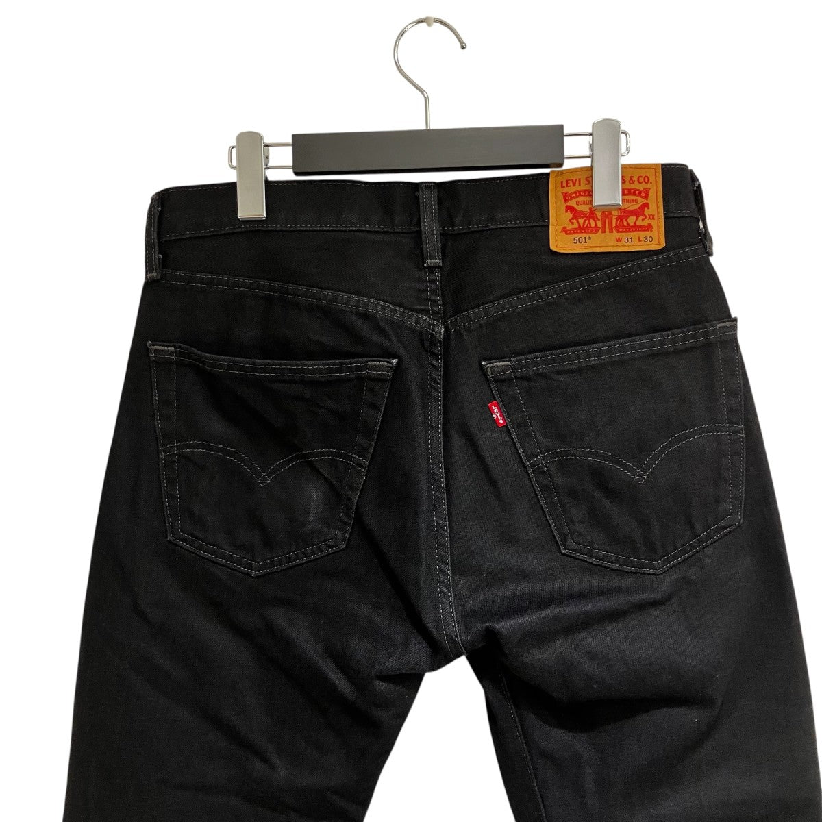 LEVI’S 501ブラックデニムパンツ00501-0660 古着・中古-4枚目のアイテム画像