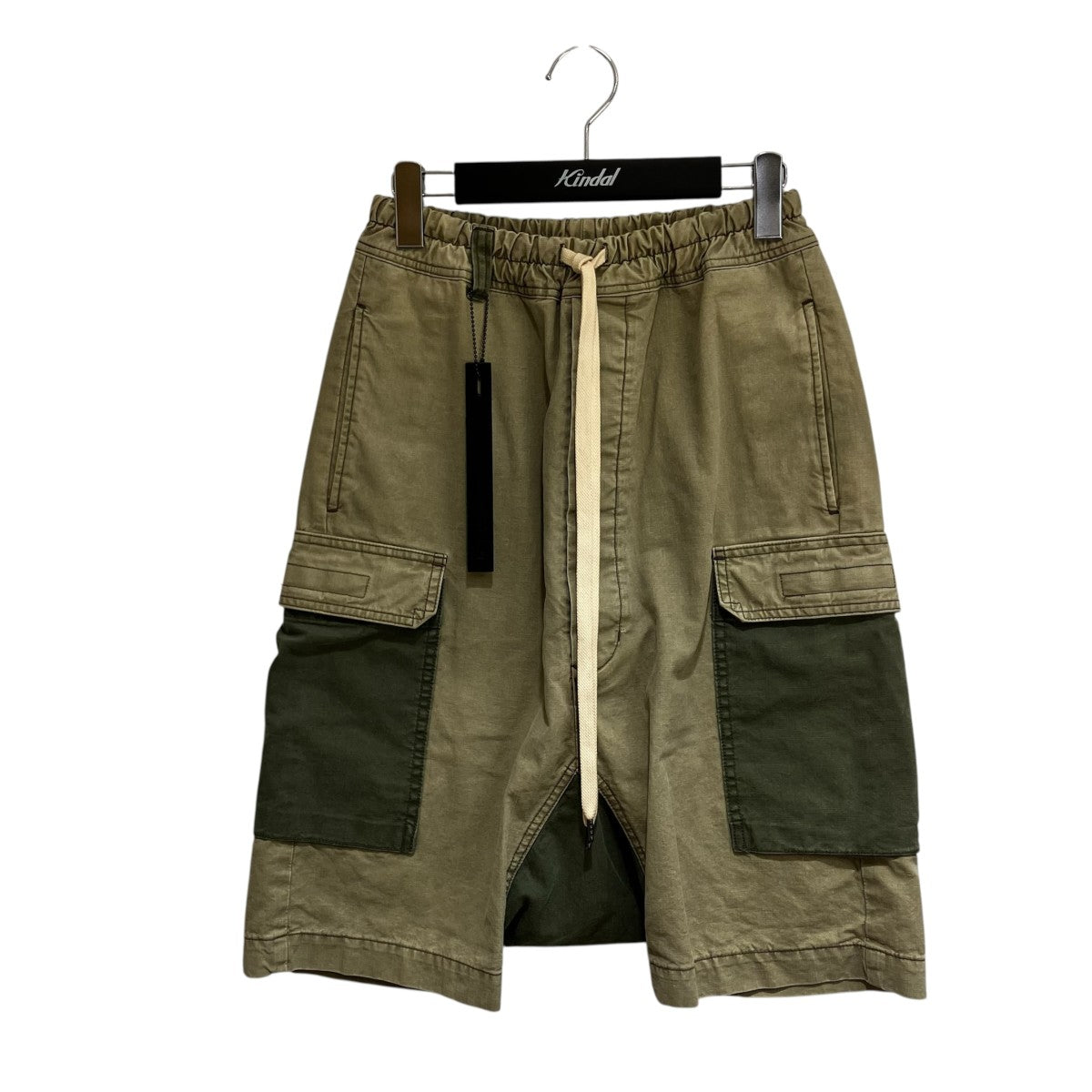 22SSUSA-COTTON STONE WASHED STITCHES SARROUEL SHORTSハーフパンツ1988-04