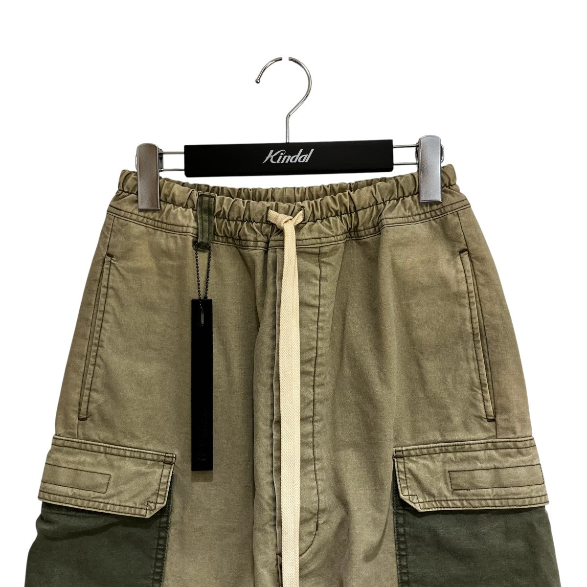 22SSUSA-COTTON STONE WASHED STITCHES SARROUEL SHORTSハーフパンツ1988-04