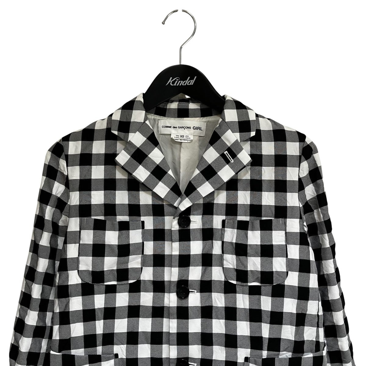 COMME des GARCONS GIRL 21SSテーラードジャケットNG-J019 古着・中古-3枚目のアイテム画像
