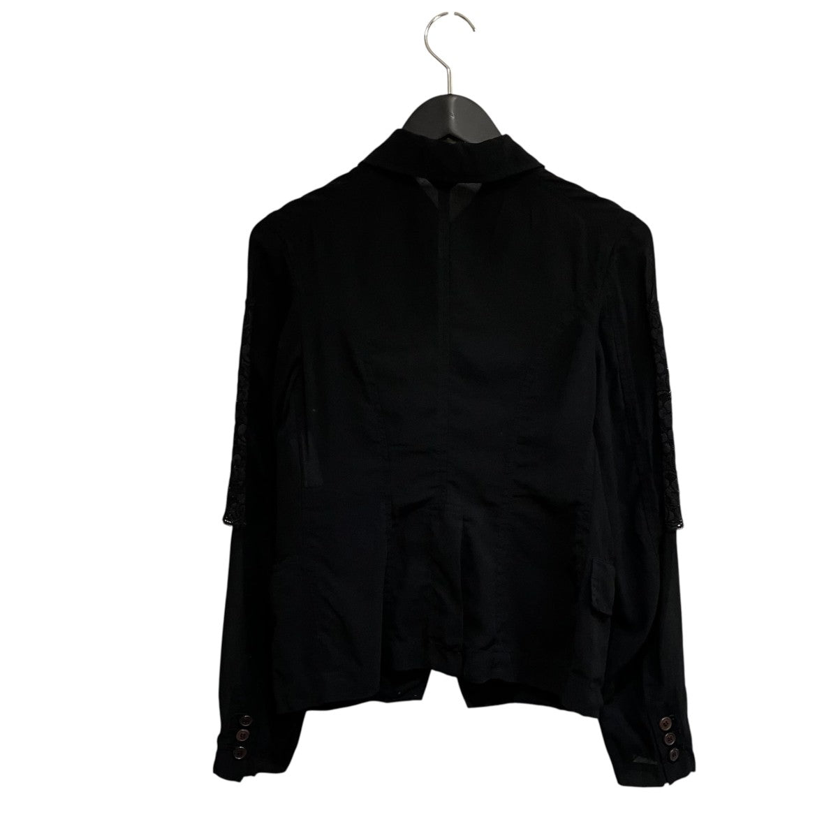 COMME des GARCONS レース切替シャツジャケットGG-J050 古着・中古-2枚目のアイテム画像
