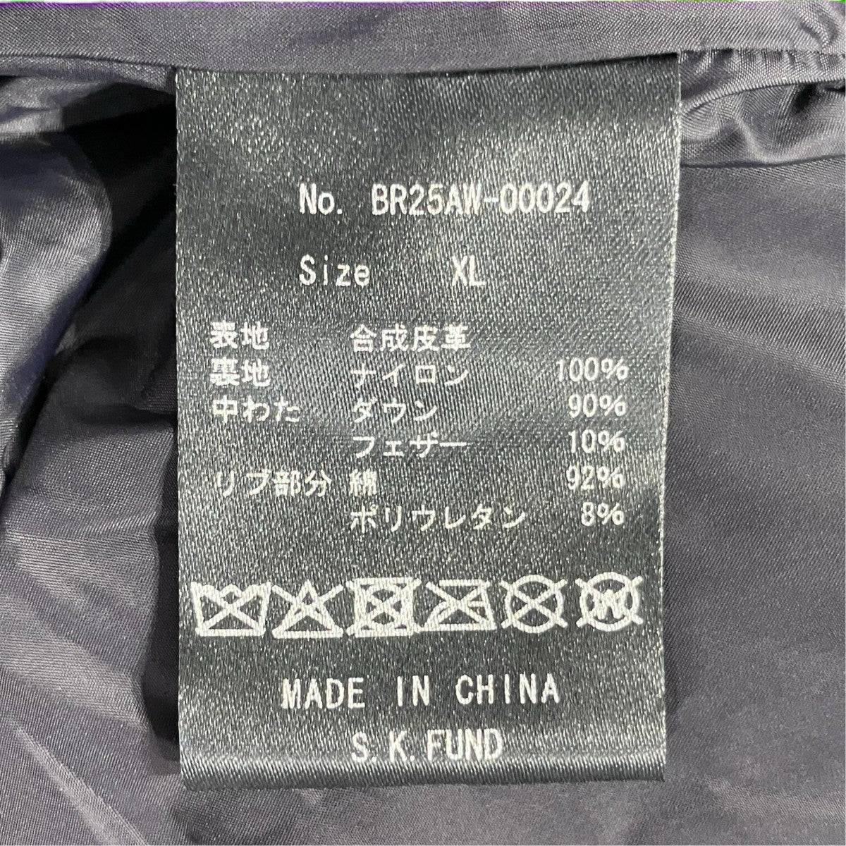 BREATH 25AWFAUX LEATHER CROC DOWN JACKETダウンジャケットBR25AW-00024 古着・中古-7枚目のアイテム画像