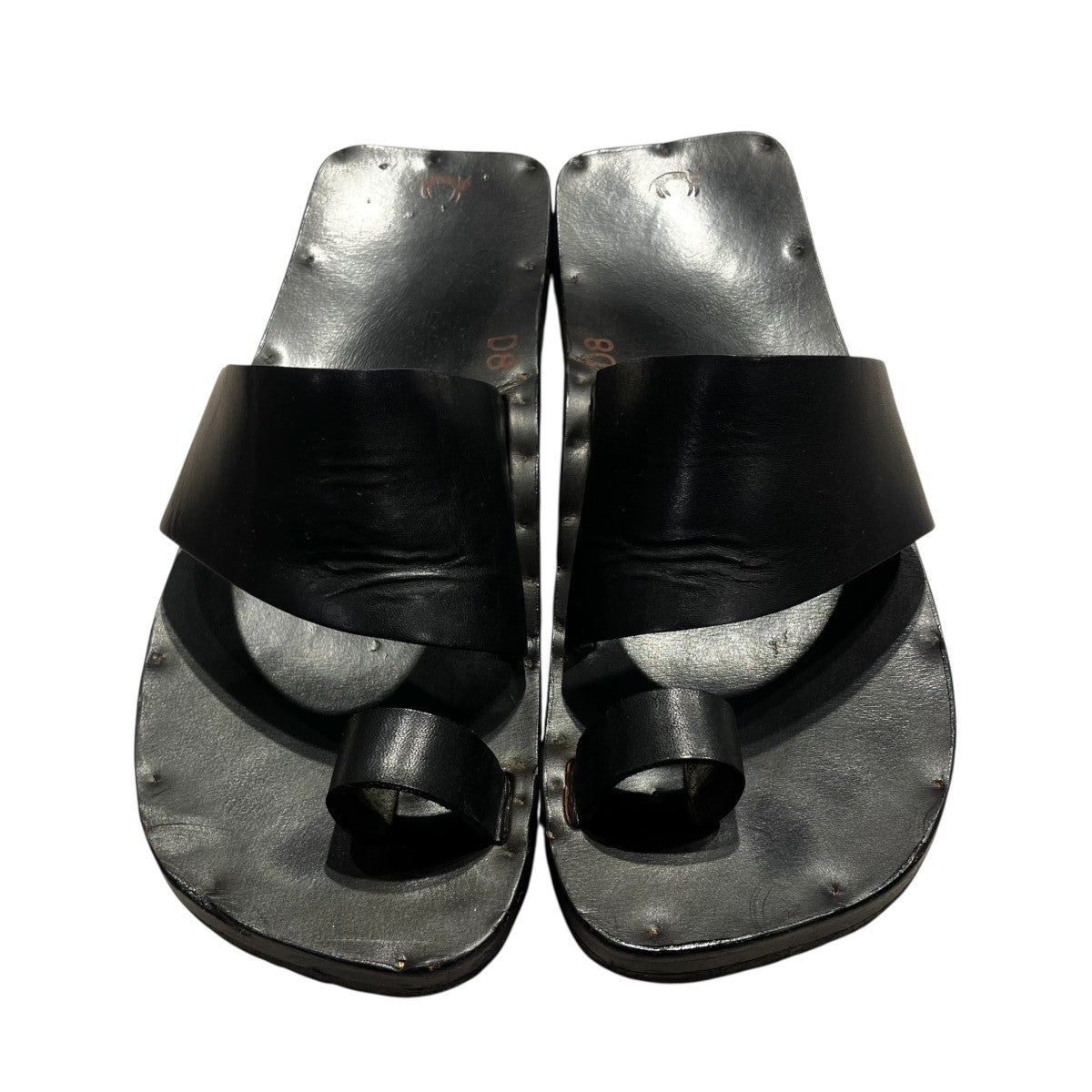 JUTTA NEUMANN NEW YORK ALICE SQUAREレザーサンダルJND52-10-211