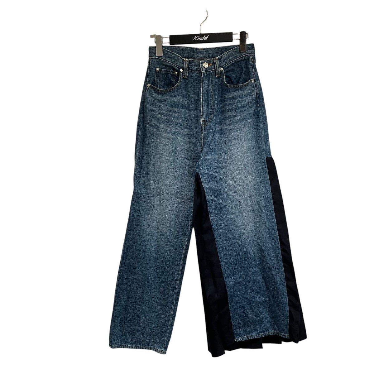 23SSpleats hem denim trousersデニムパンツ0423010806