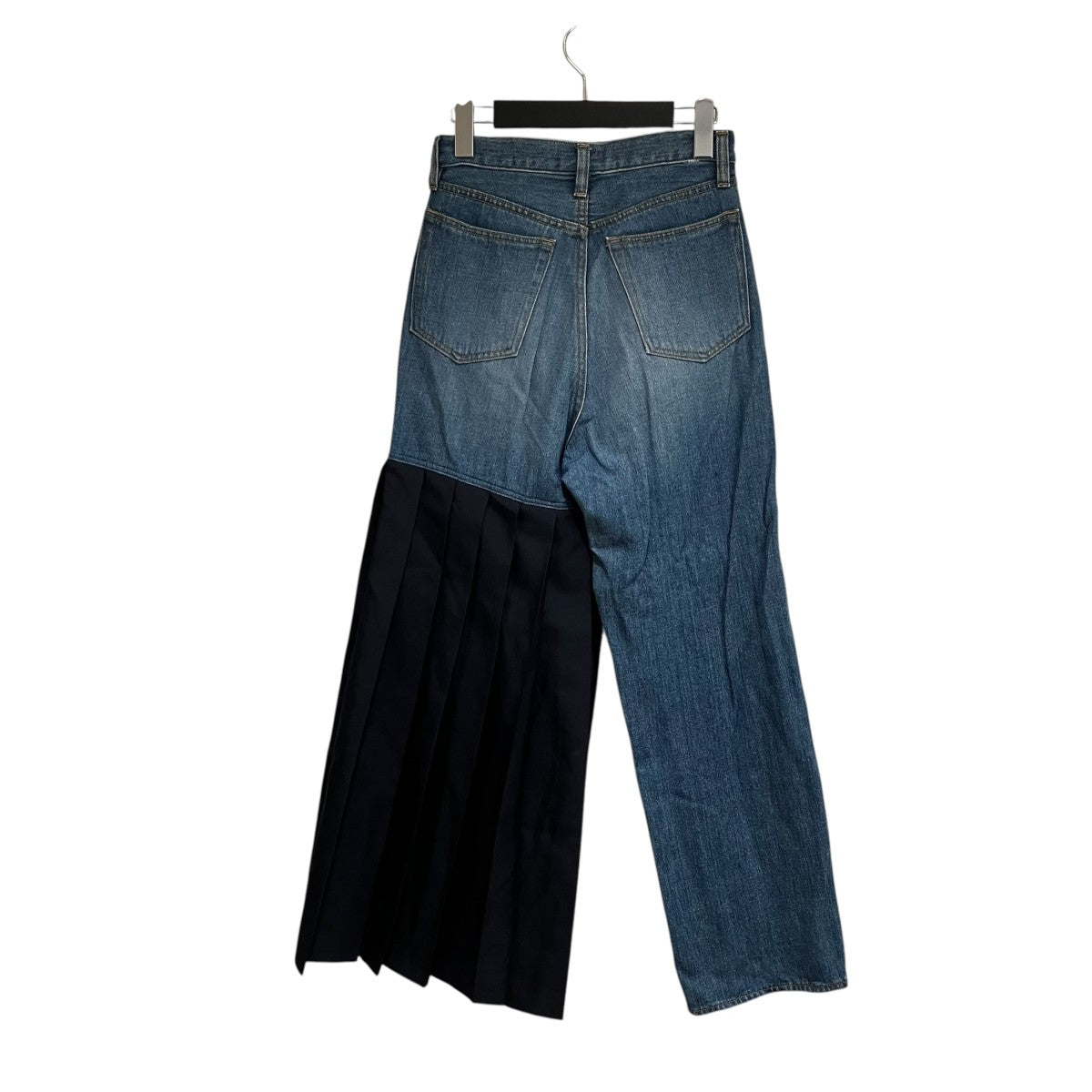 23SSpleats hem denim trousersデニムパンツ0423010806