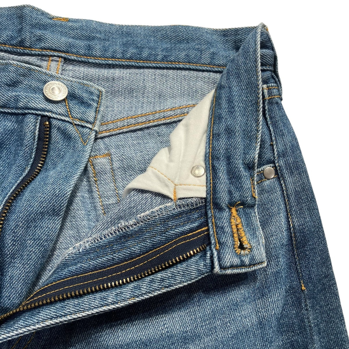 23SSpleats hem denim trousersデニムパンツ0423010806