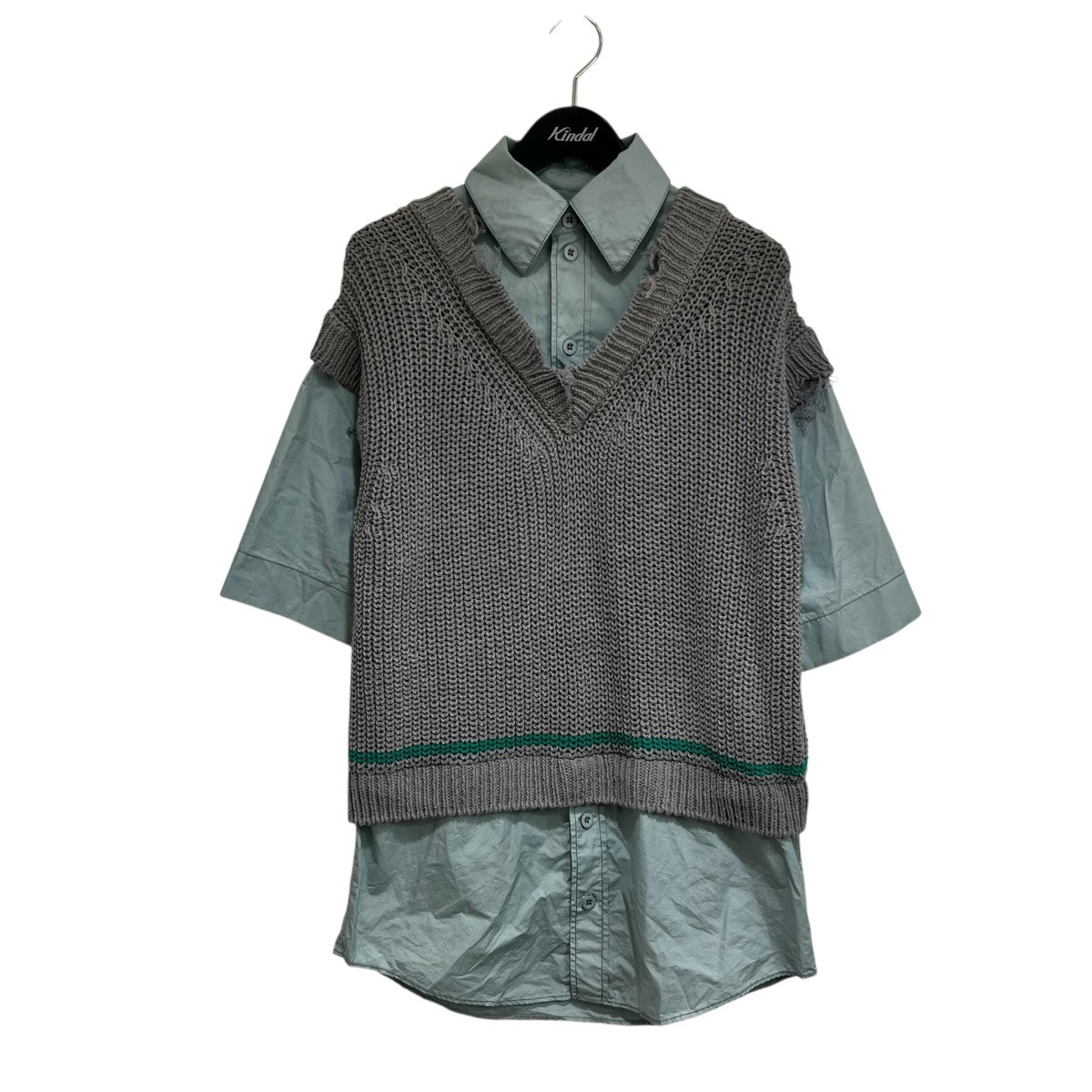 22SSshirt and knit半袖シャツ0422010505