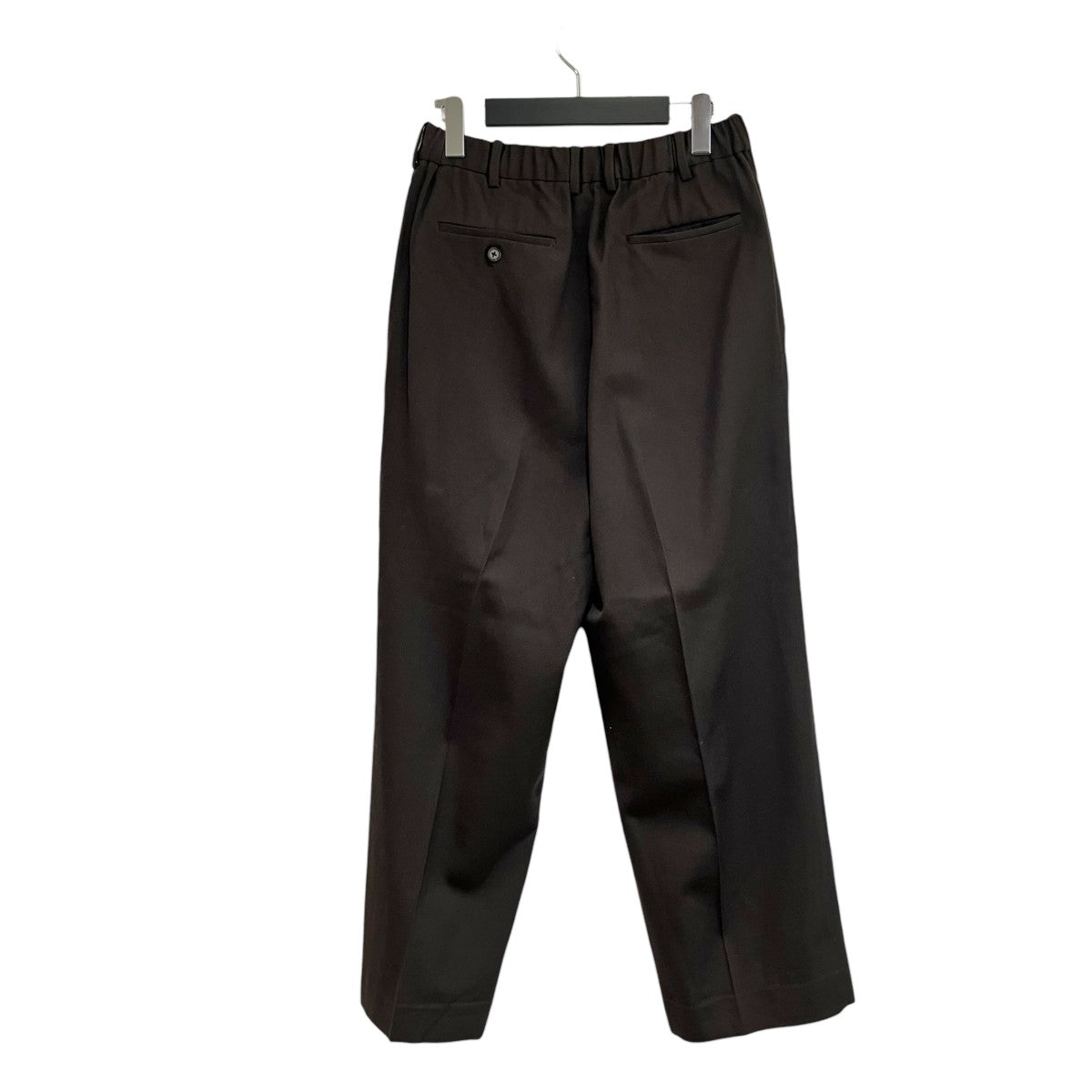 FLAT FRONT TROUSERS ORGANIC WOOL SURVIVAL CLOTHパンツA22C-06PT0C