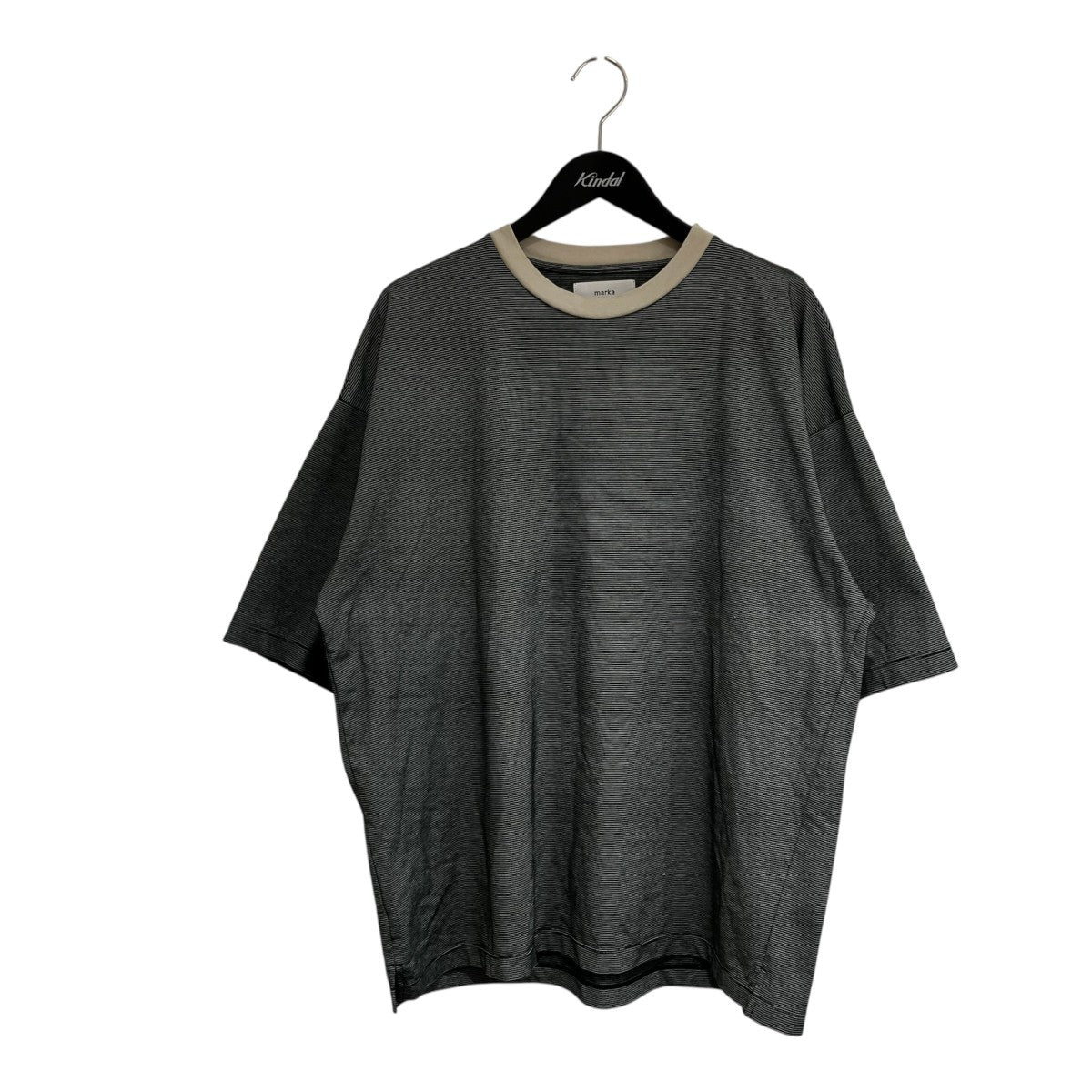 BIG TEE RECYCLE SUVIN ORGANIC BORDER半袖TシャツM22B-07CS02B