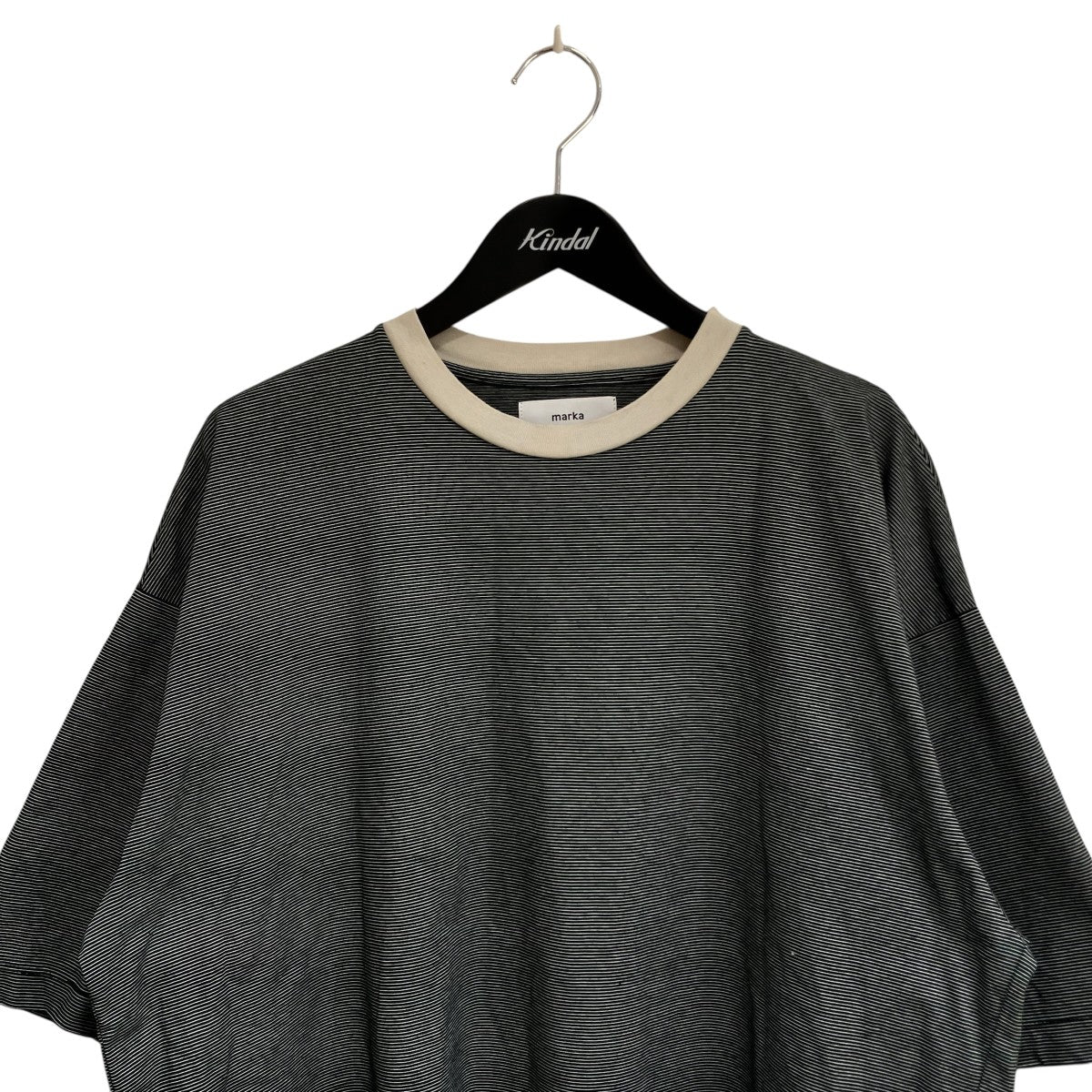 BIG TEE RECYCLE SUVIN ORGANIC BORDER半袖TシャツM22B-07CS02B