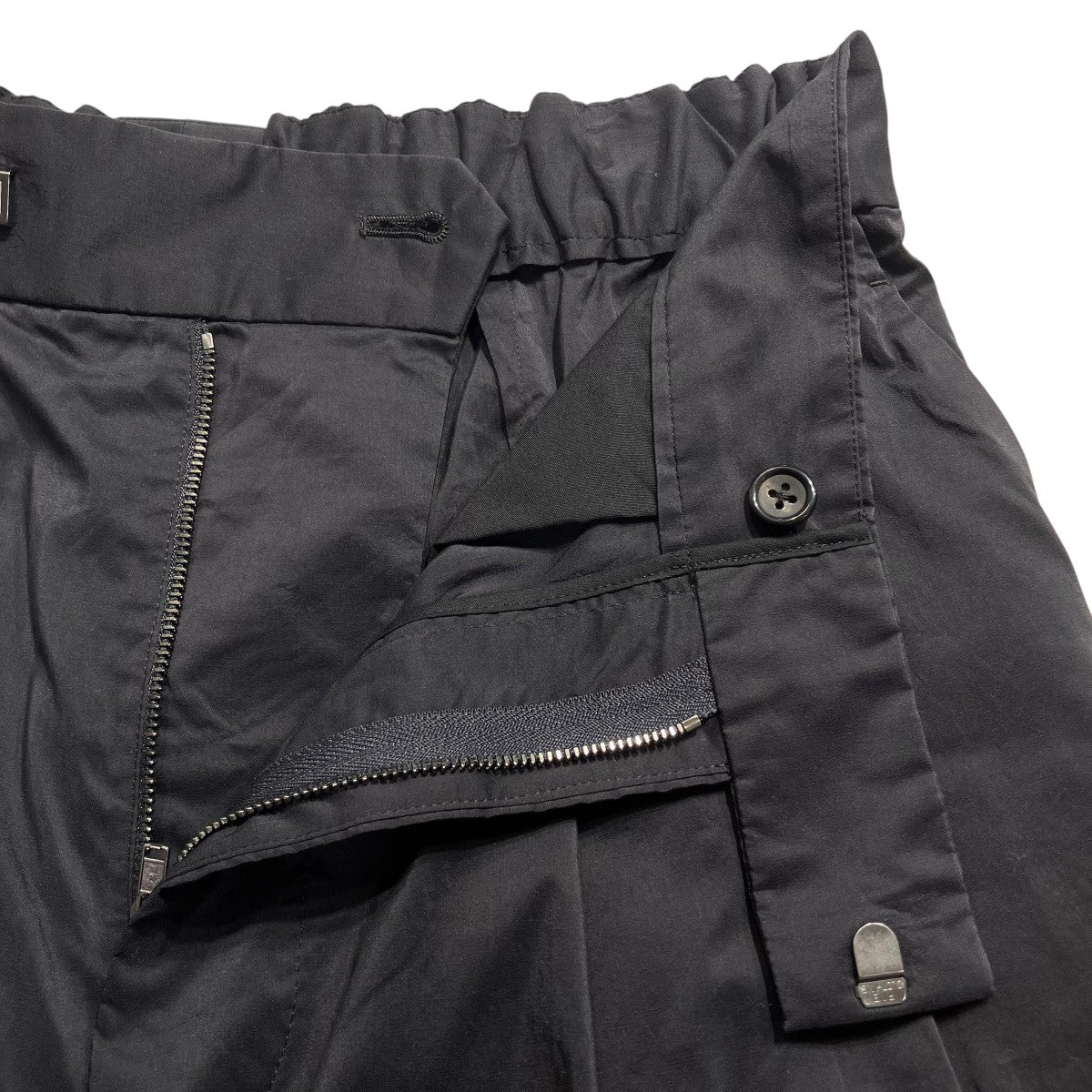 FINE STRIPE COTTON SILK TROUSERSハーフパンツ578-6141401