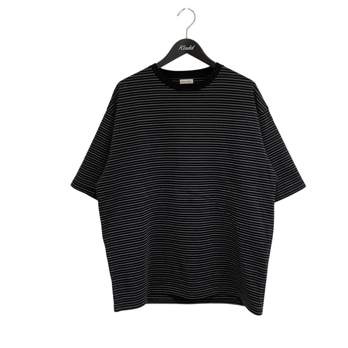 STEVEN ALAN 21MVS ボーダー ショートスリーブ Tシャツ BOLD半袖Tシャツ8117-199-0471 古着・中古-1枚目のアイテム画像
