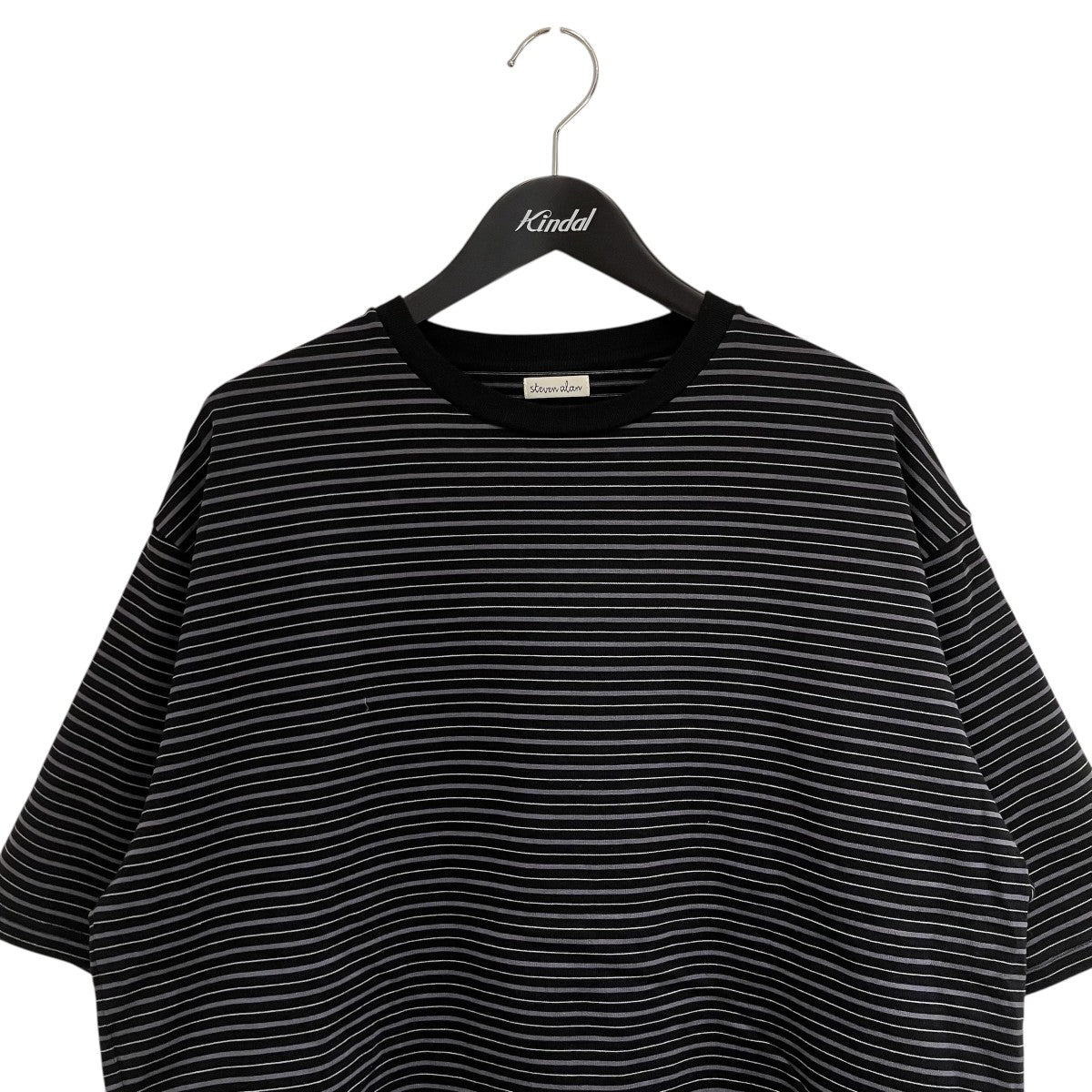 STEVEN ALAN 21MVS ボーダー ショートスリーブ Tシャツ BOLD半袖Tシャツ8117-199-0471 古着・中古-3枚目のアイテム画像