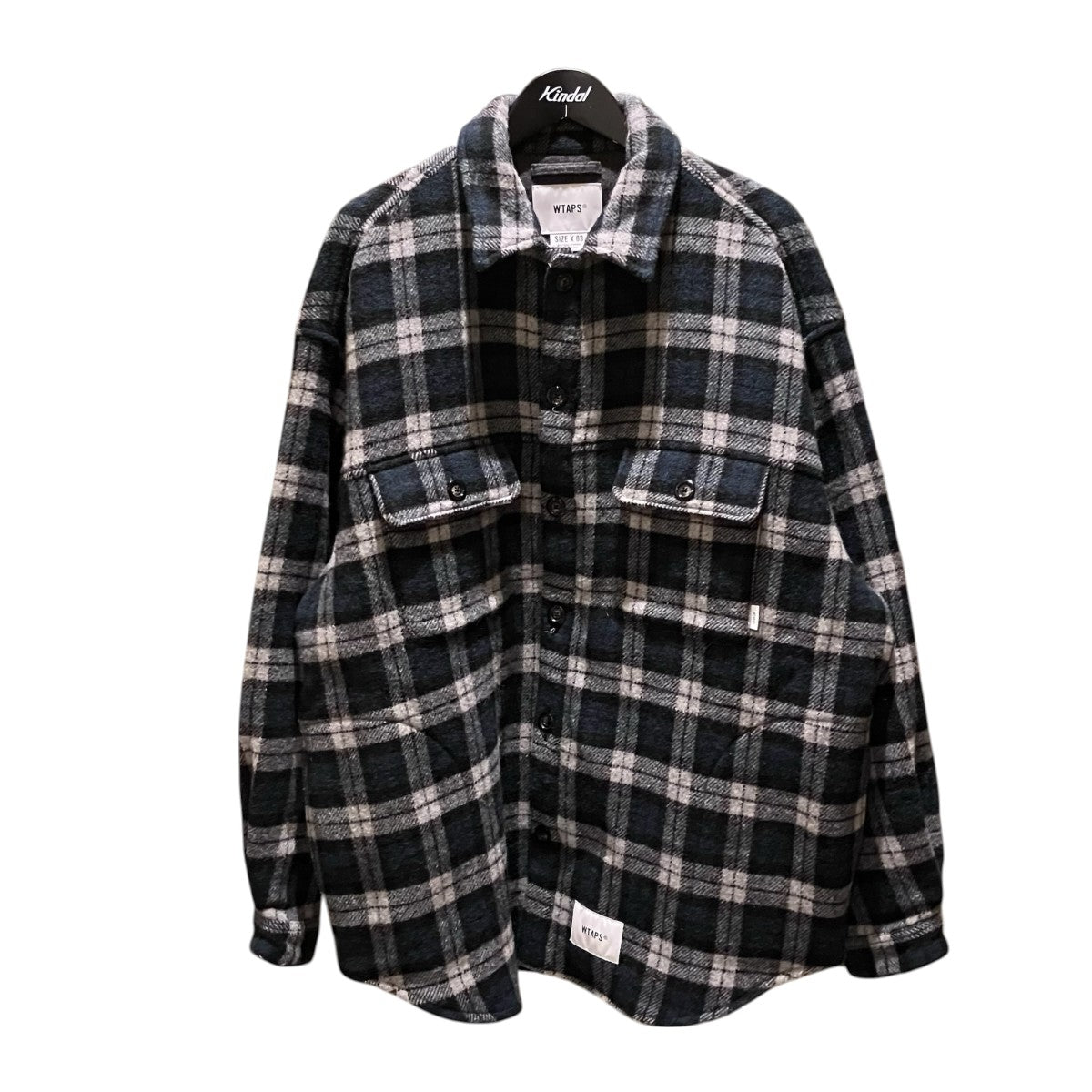 WTAPS 21AWACKET WOPO MOSSER TEXTILEシャツジャケット212WVDT-JKM02 古着・中古-1枚目のアイテム画像