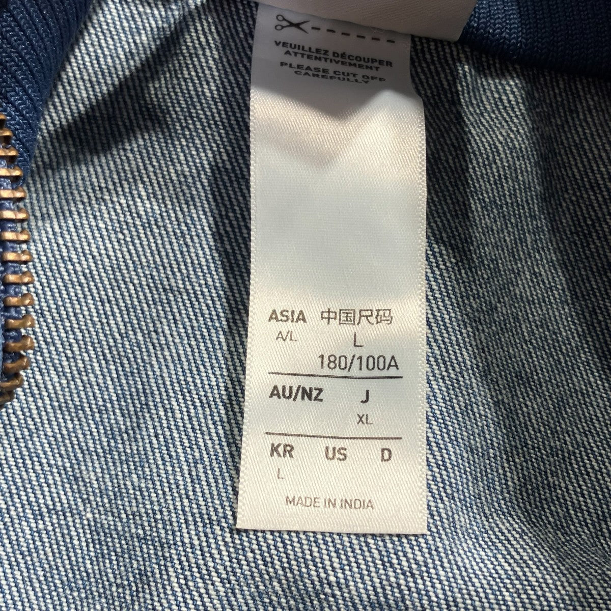 adidas アディカラー デニム ファイヤーバード トラックトップジャケットKD1517 古着・中古-6枚目のアイテム画像