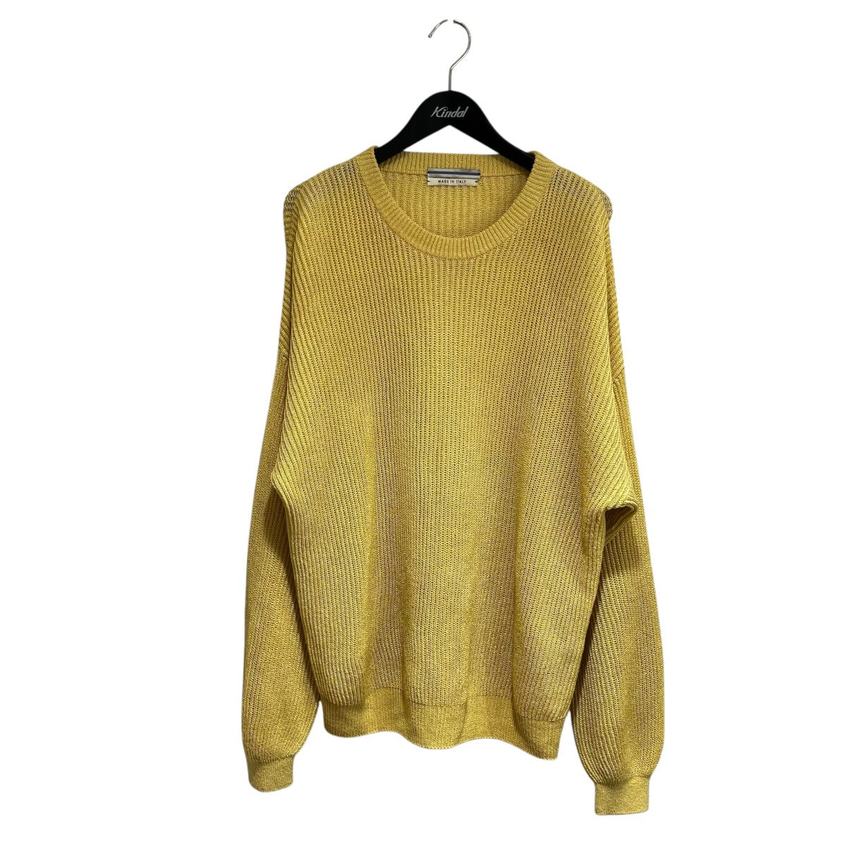 WASHI PAPER DROPSHOULDER SWEATER厚手ニット