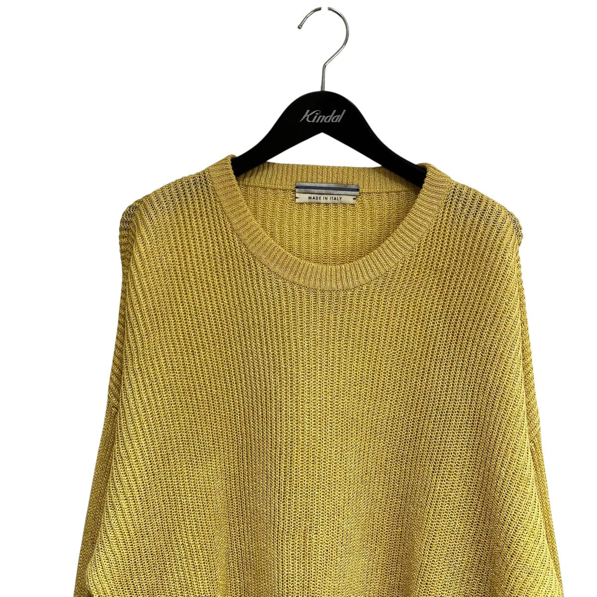 Cristaseya WASHI PAPER DROPSHOULDER SWEATER厚手ニット 古着・中古-3枚目のアイテム画像