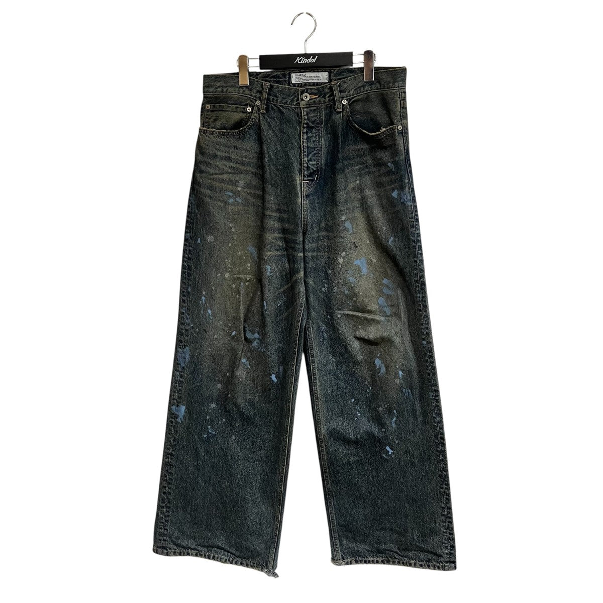 26SSPaint Denim Wide Pantsデニムパンツ26SS D8
