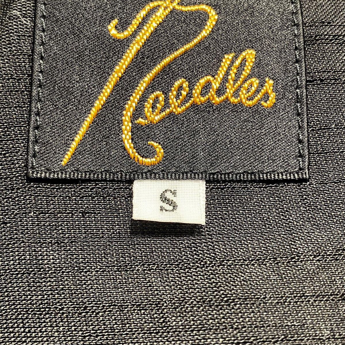 Needles S S Cowboy One-Up Shirt - Poly Slub Sateen半袖シャツMR254 古着・中古-9枚目のアイテム画像