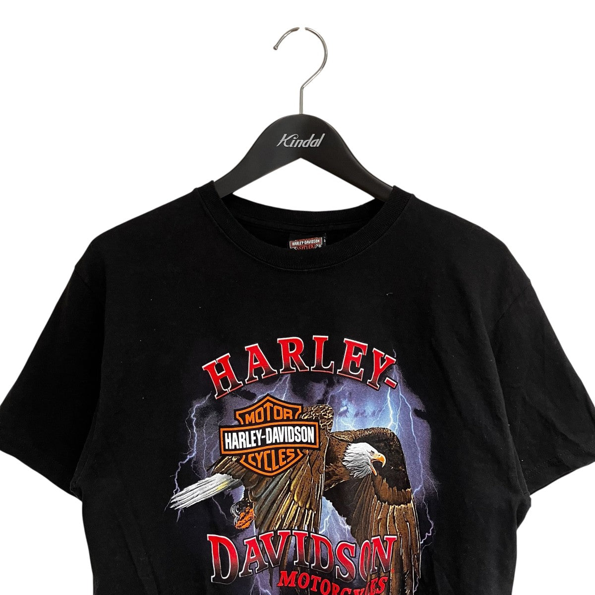 HARLEY-DAVIDSON プリントＴ ATHENS HIO半袖Tシャツ 古着・中古-3枚目のアイテム画像