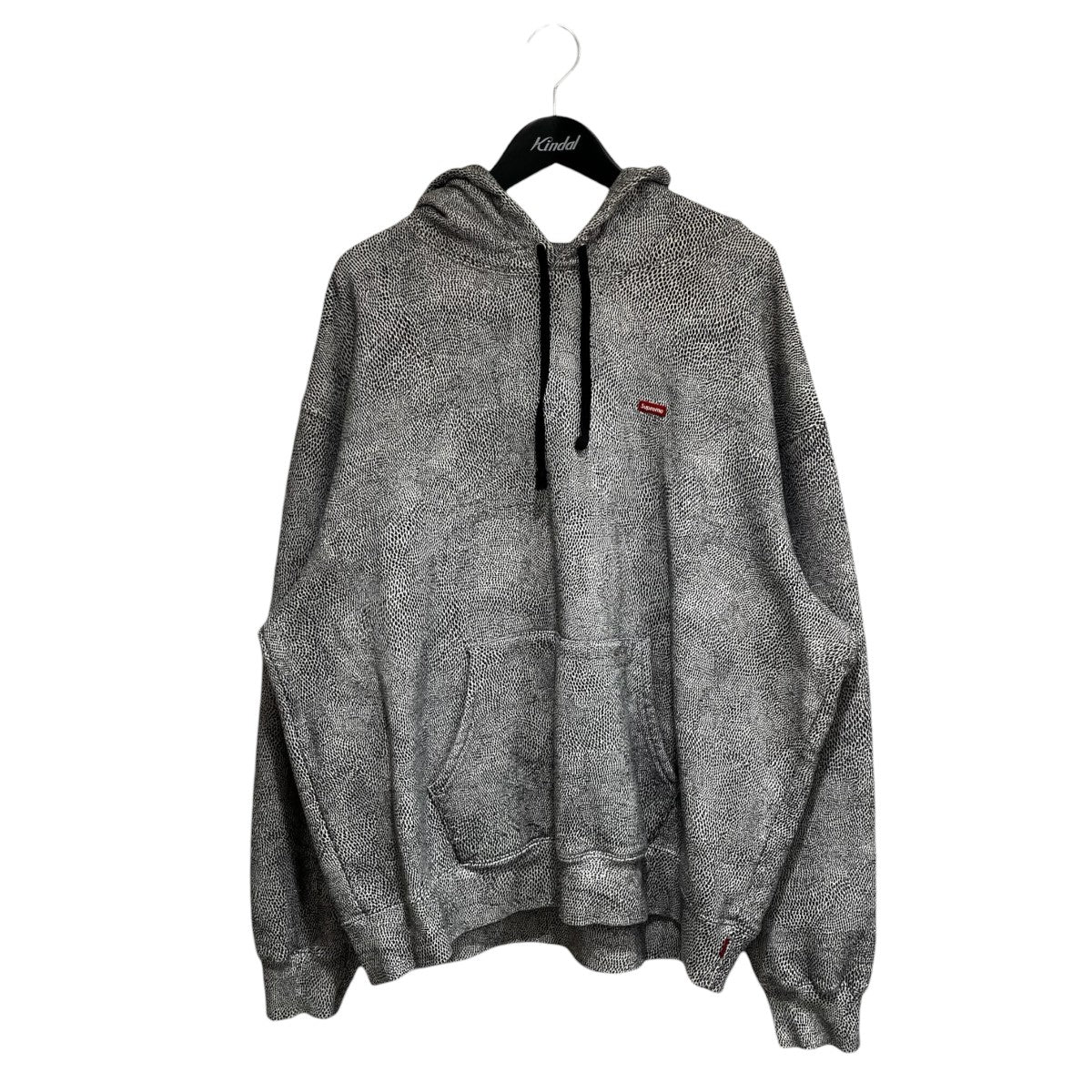 25SSSmall Box Hooded Sweatshirt Snakeskin長袖パーカー