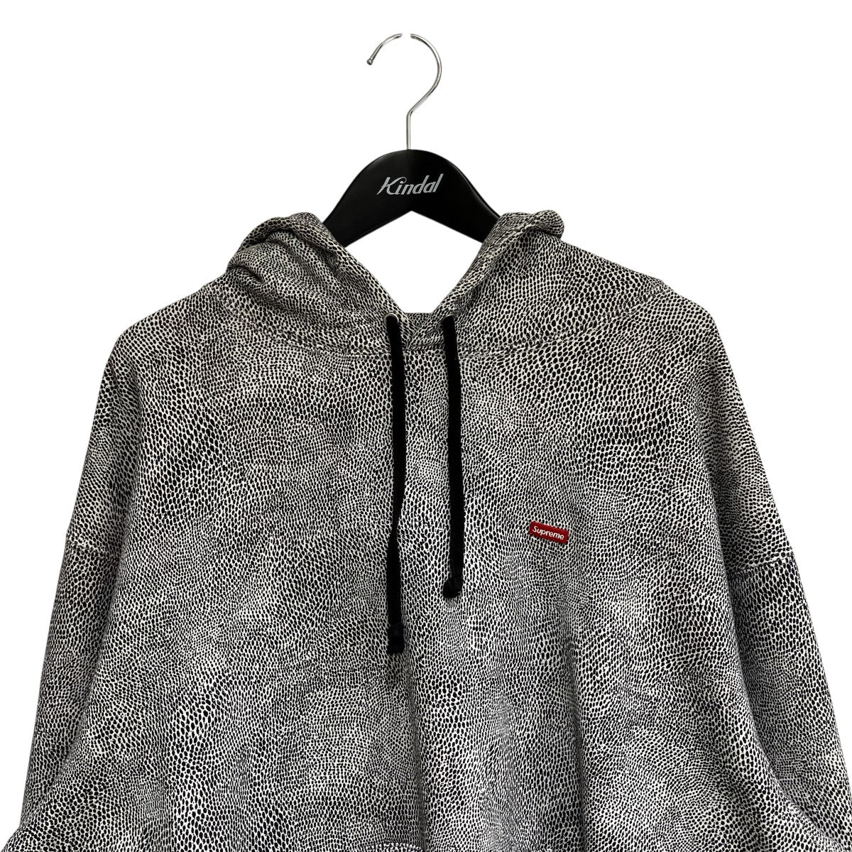25SSSmall Box Hooded Sweatshirt Snakeskin長袖パーカー