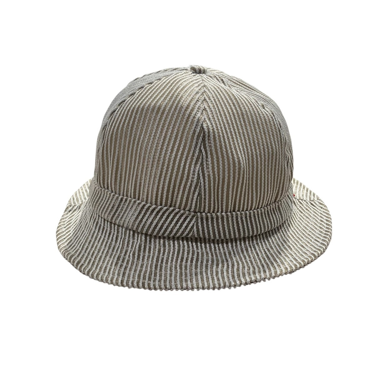 22SSStripe Mesh Bell Hatハット