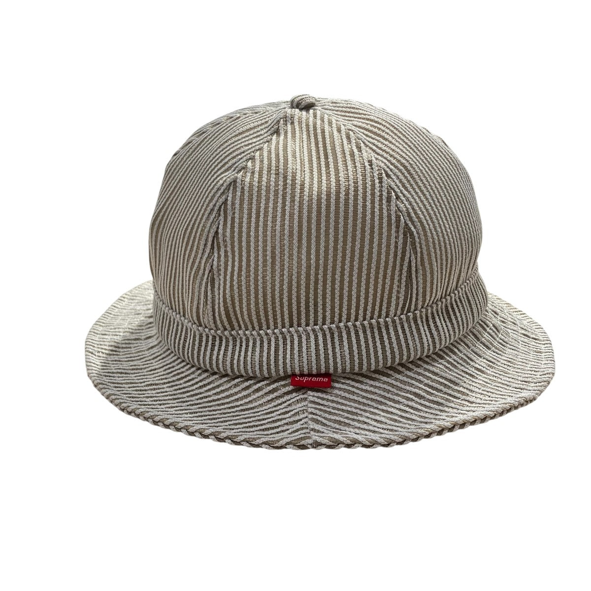 22SSStripe Mesh Bell Hatハット