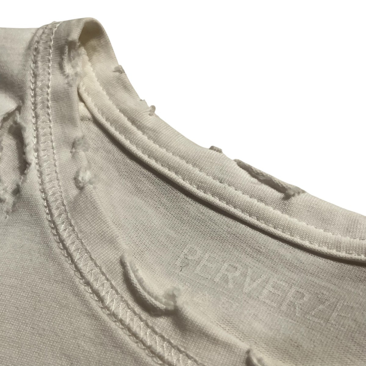 ダメージ加工半袖Tシャツ0125010651
