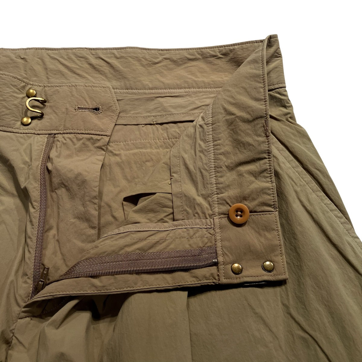 1 PLEATS NYLON WIDE PANTナイロンパンツ22SCM-P06105