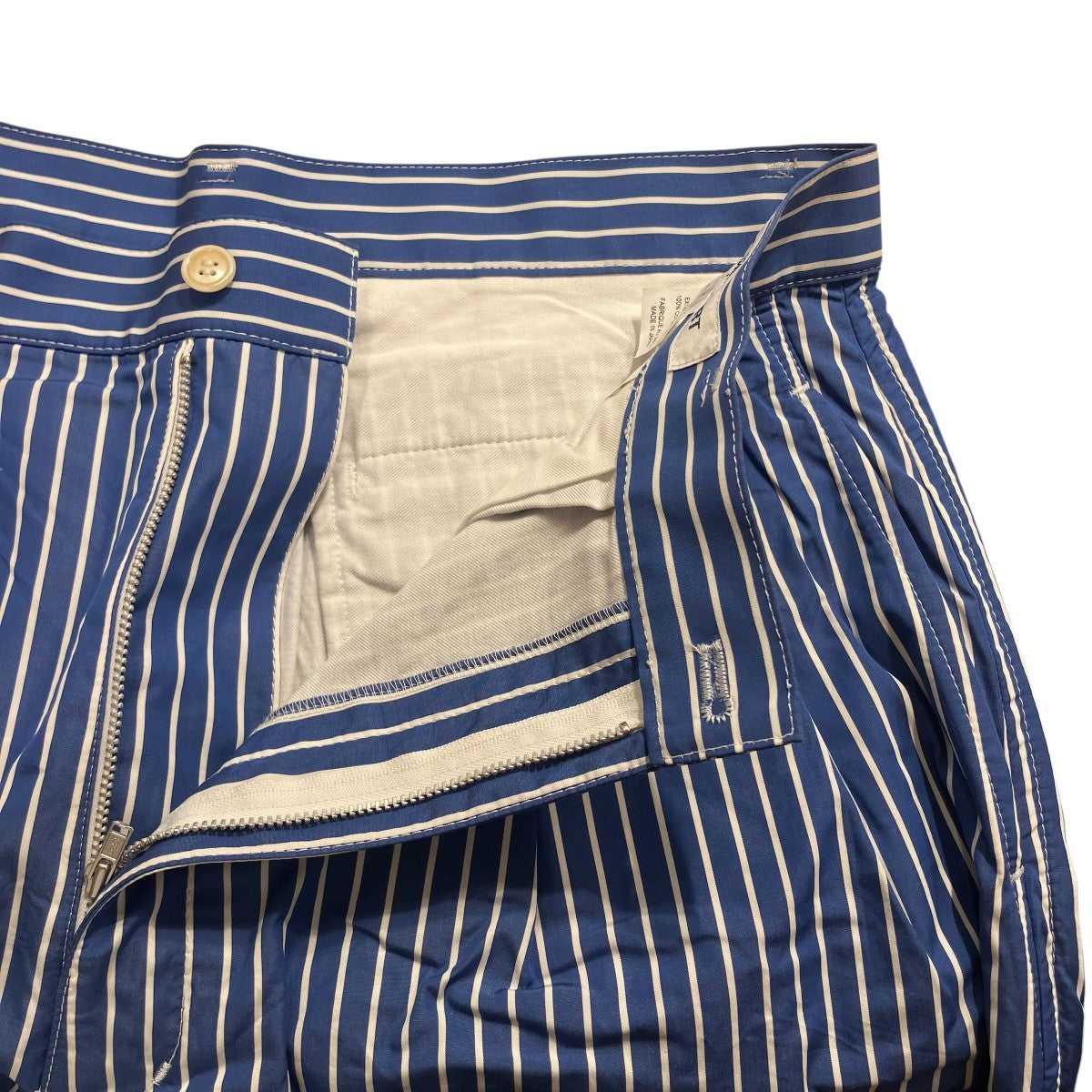26SSstripe cotton poplin ShortsハーフパンツFQ-P506