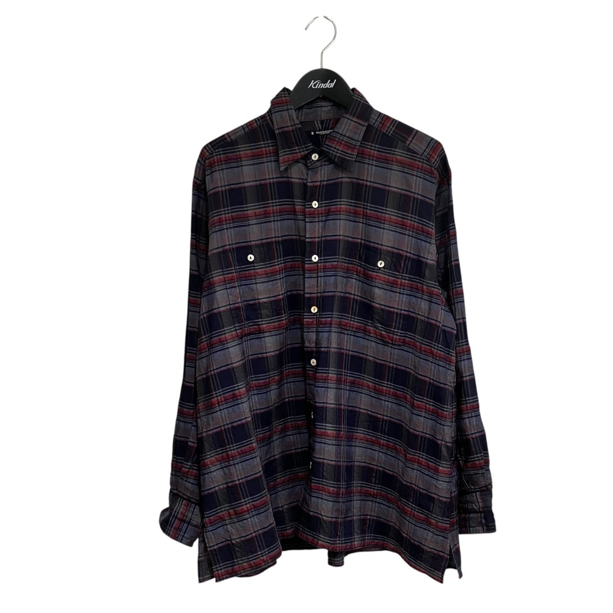 25SSWORK SHIRTSチェックシャツMT5103-0610B