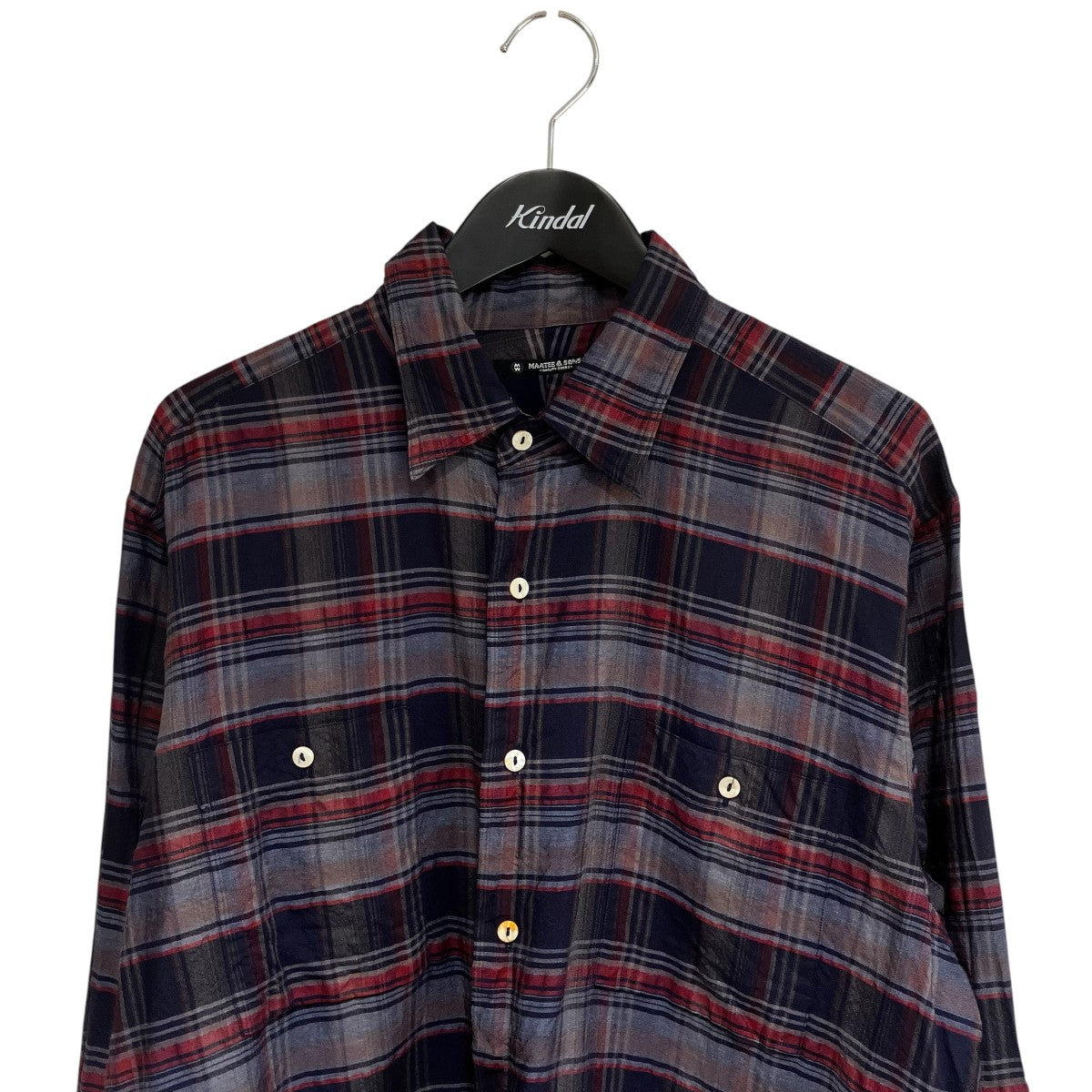 25SSWORK SHIRTSチェックシャツMT5103-0610B
