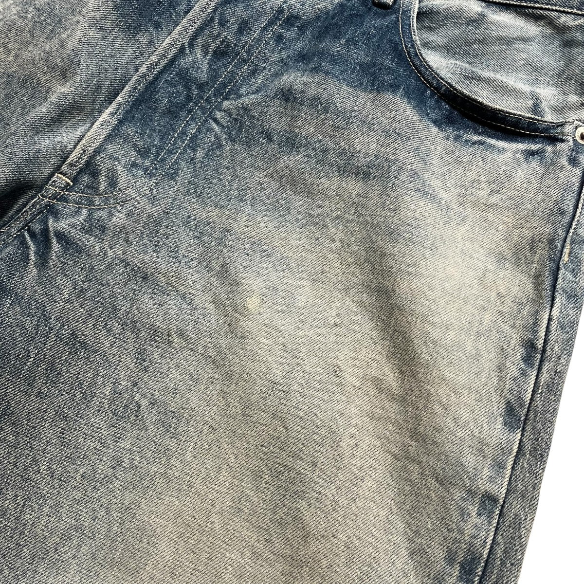 SELVEDGE FADED HEAVY DENIM WIDEパンツA24AP02DH