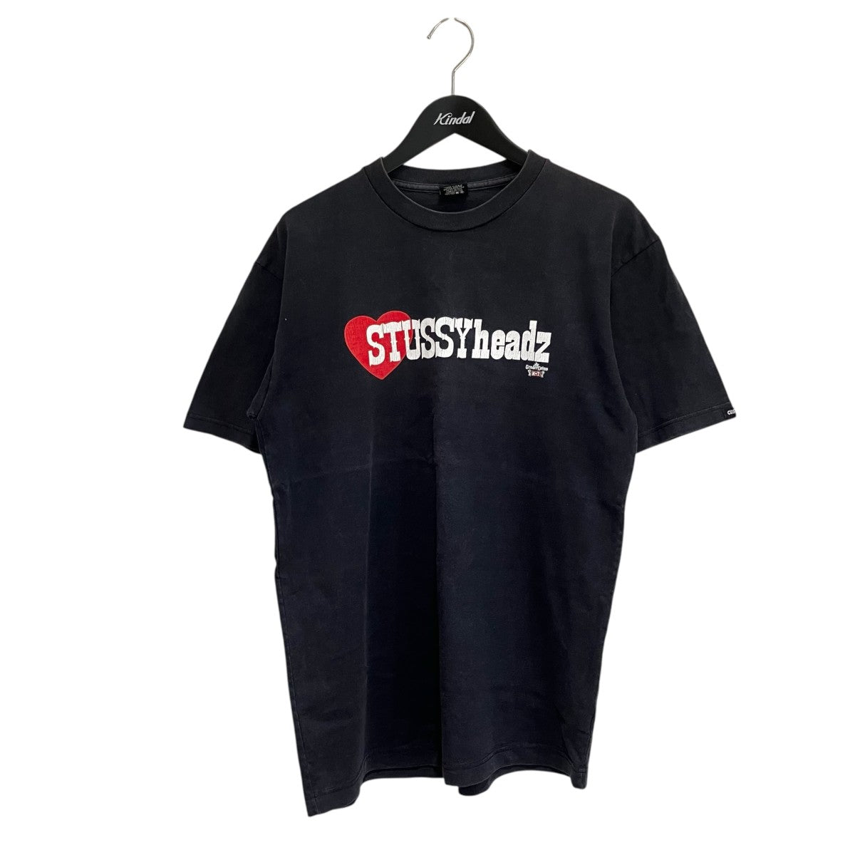 stussy 00S × テンダーロイン USA製 カスタムメイド ヘッズ フロントプリント半袖Tシャツ 古着・中古-1枚目のアイテム画像