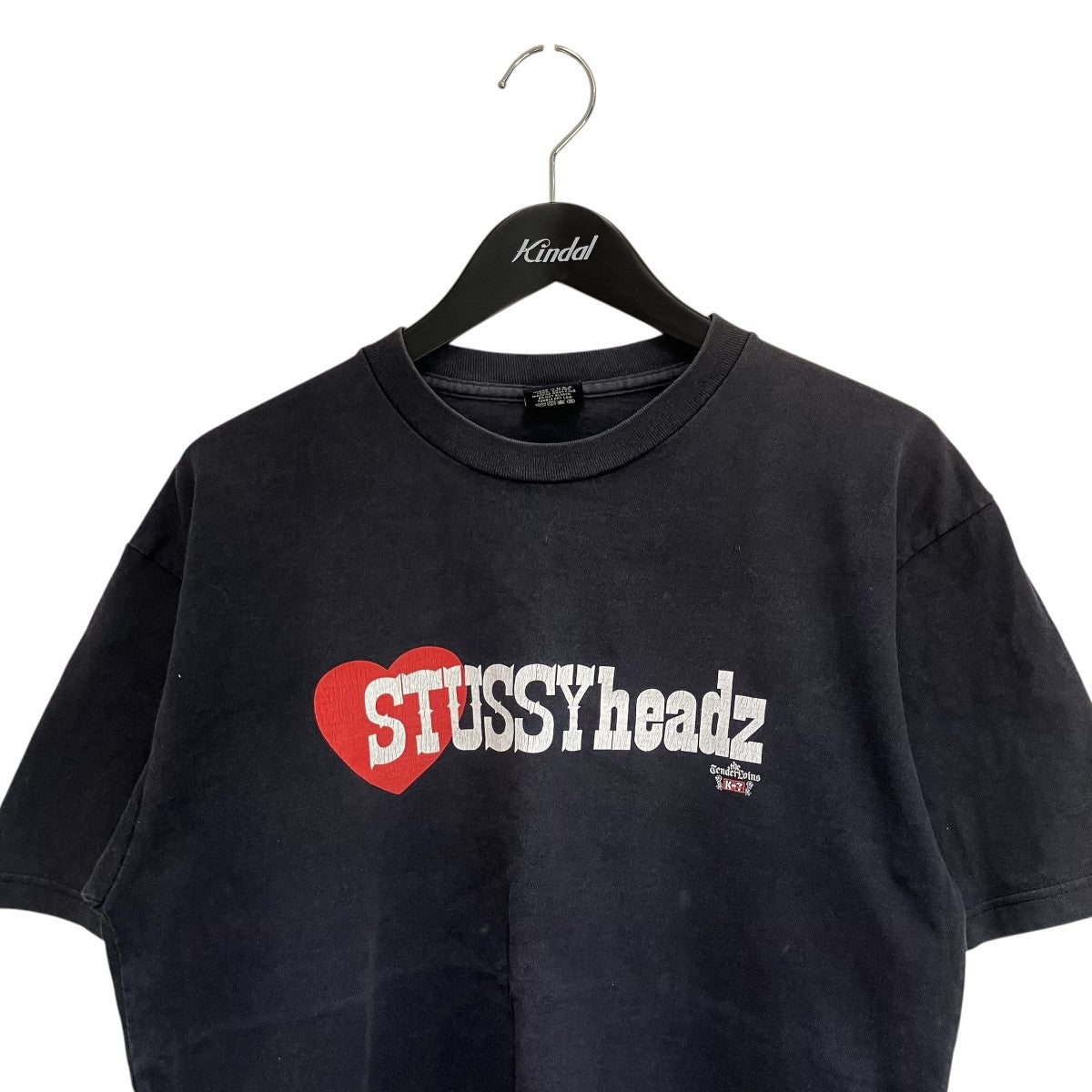 stussy 00S × テンダーロイン USA製 カスタムメイド ヘッズ フロントプリント半袖Tシャツ 古着・中古-3枚目のアイテム画像
