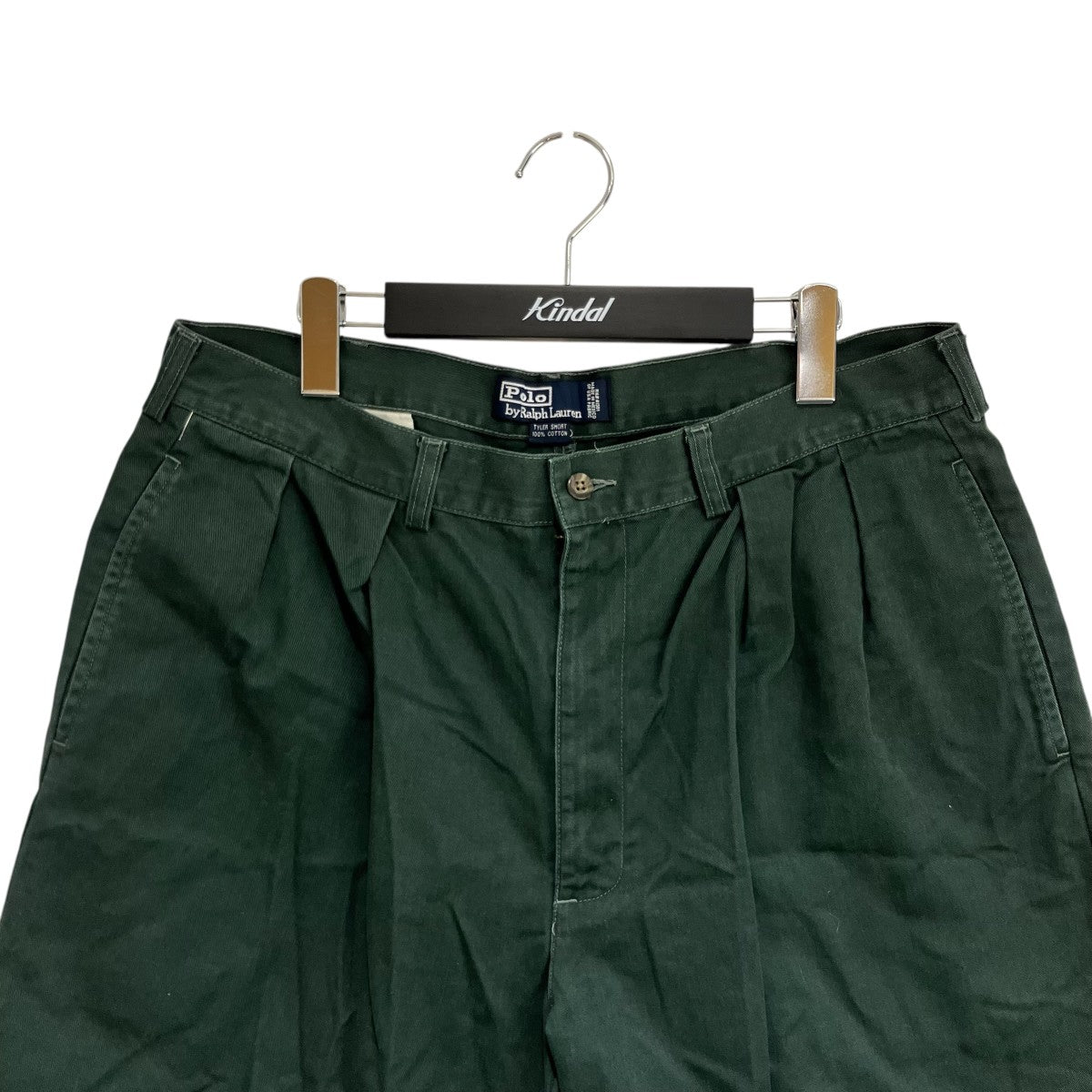 90sTYLER SHORT メキシコ製  2タック ワイド チノショーツショートパンツ02058