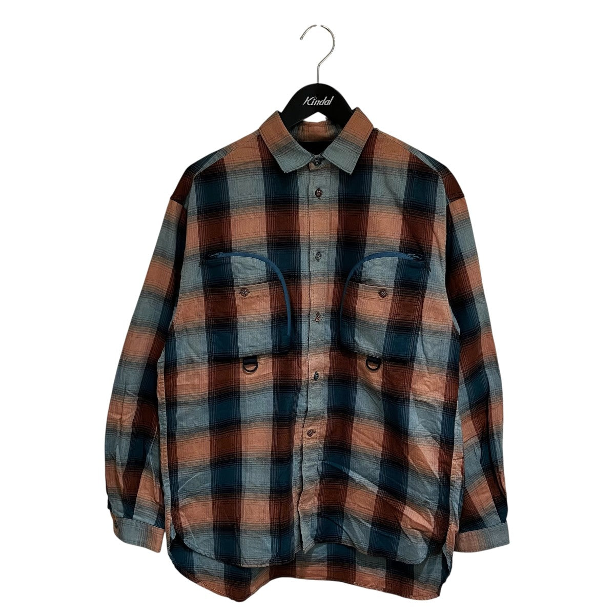 25SSGUSSET SLEEVE OMBRE CHECK長袖シャツWM2571103