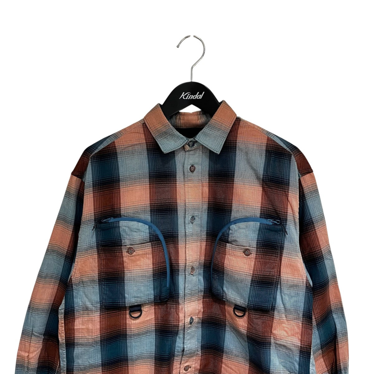 25SSGUSSET SLEEVE OMBRE CHECK長袖シャツWM2571103
