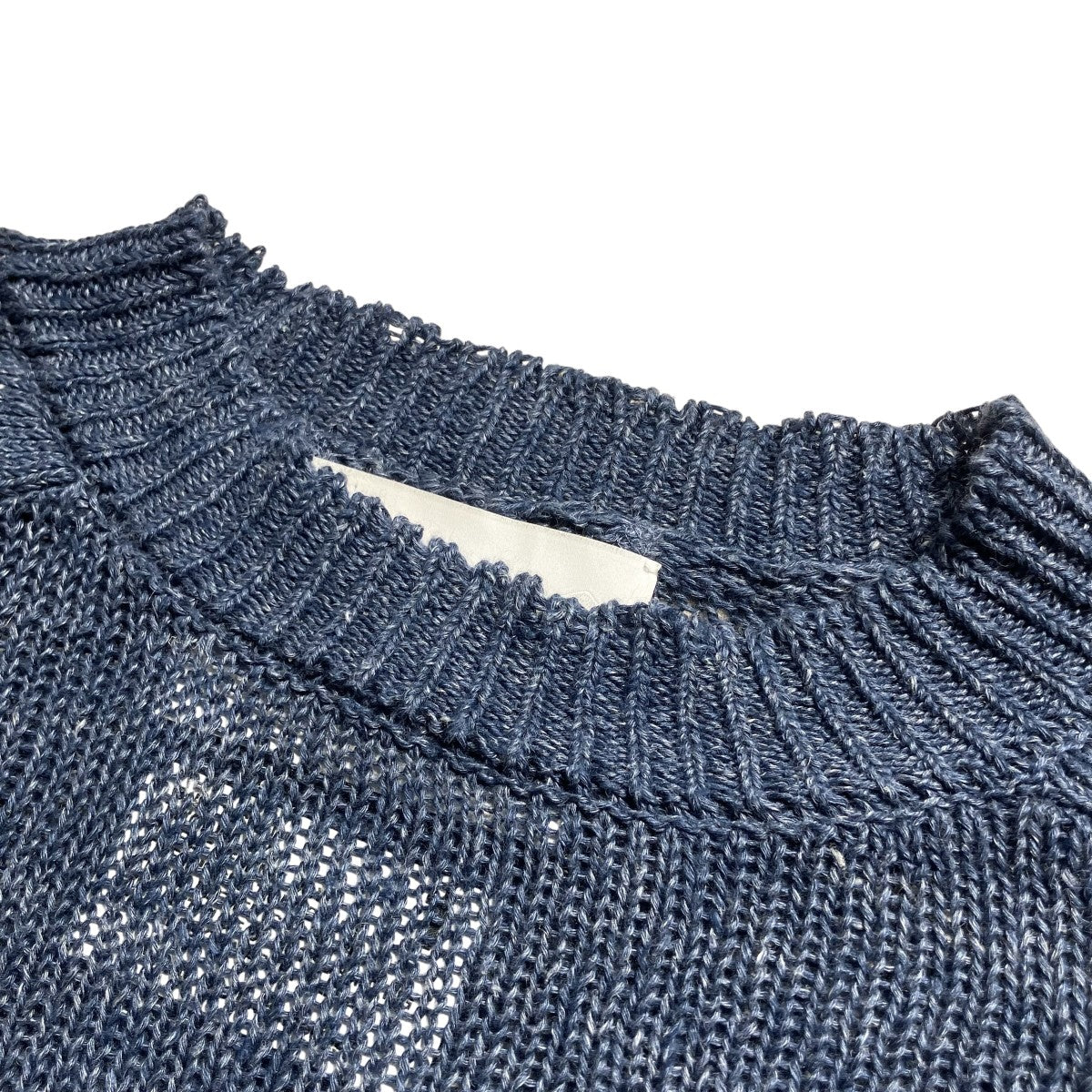24SSLINEN KNIT PULLOVER薄手ニットWM2471601