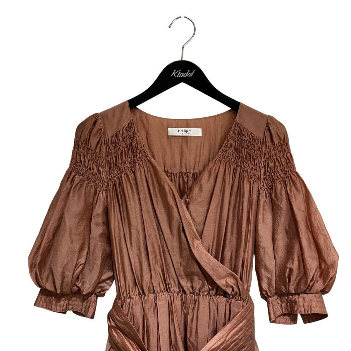 Airy Volume Sleeve Dress半袖ワンピース1211305080