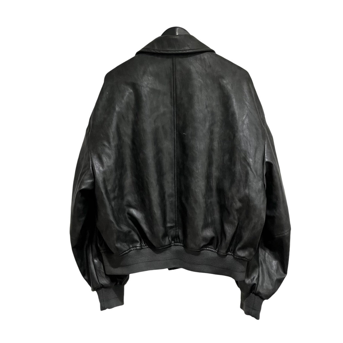 NKNIT 25AWフェイクレザーボンバージャケットフェイクレザージャケットN25AW-104 古着・中古-2枚目のアイテム画像