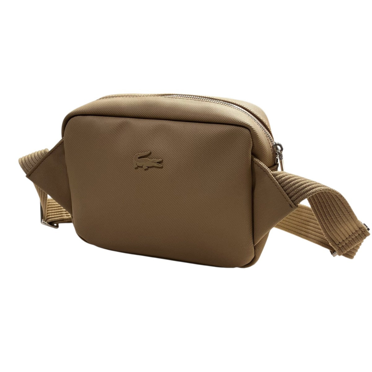 LACOSTE クラシックシーズナル レクタンレギュラーショルダーバッグF2225 Q2 古着・中古-1枚目のアイテム画像
