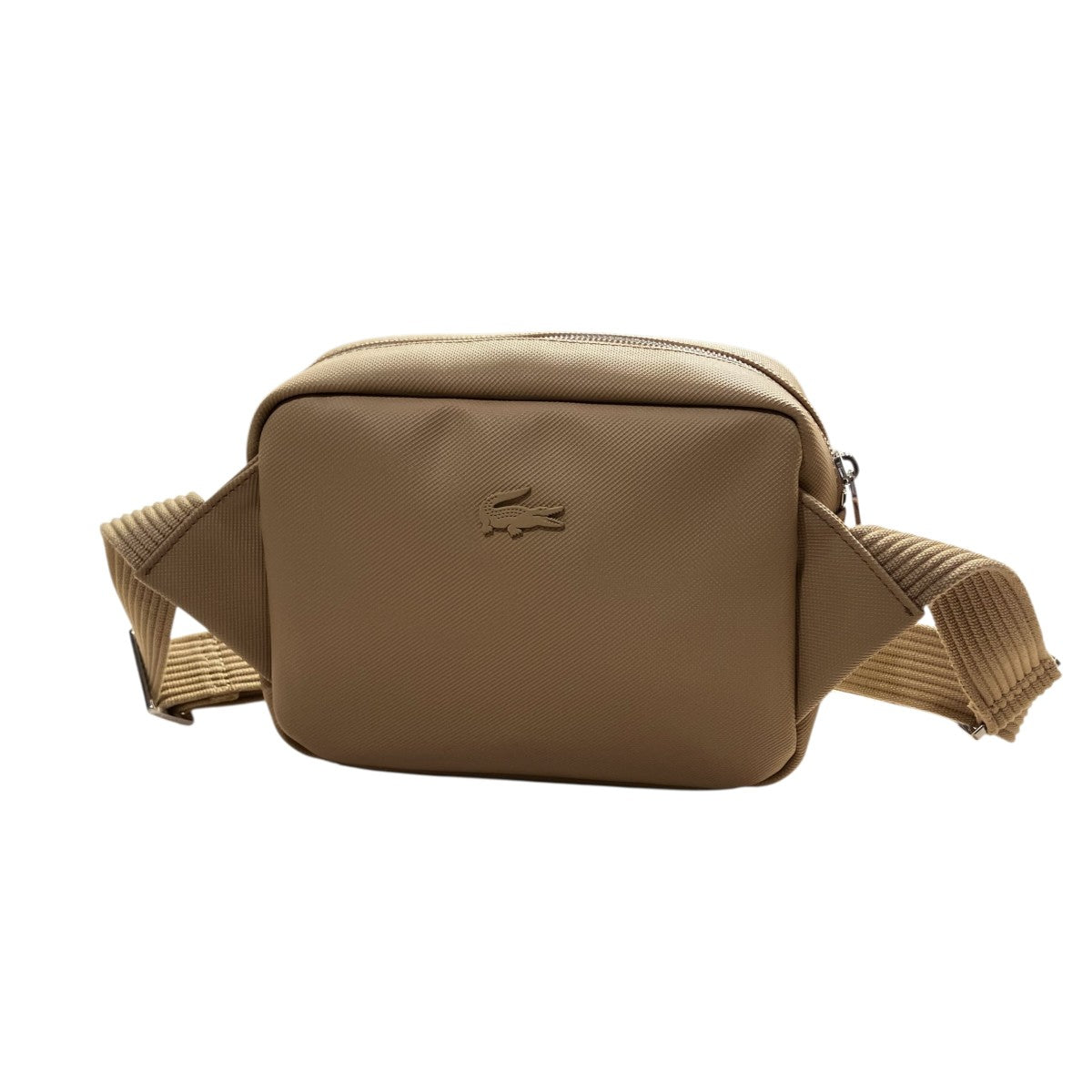 LACOSTE クラシックシーズナル レクタンレギュラーショルダーバッグF2225 Q2 古着・中古-2枚目のアイテム画像
