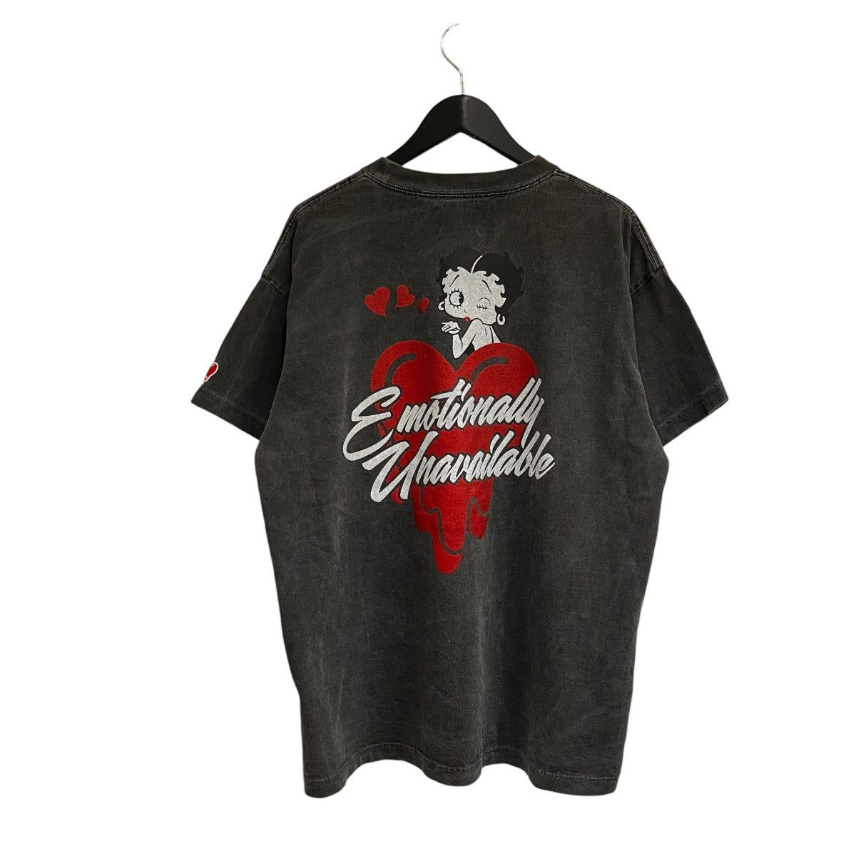 EMOTIONALLY UNAVAILABLE × BETTY BOOP × THE GALLERY BOX KISS S S T-SHIRT半袖TシャツEu-MK8-0000-C39 古着・中古-2枚目のアイテム画像