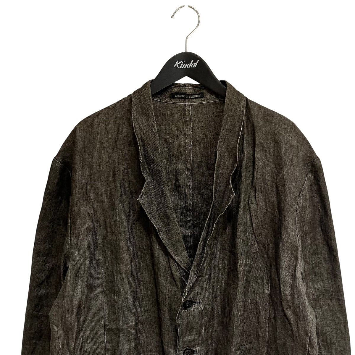 24SSINK DYED TWILL SINGLE LAPEL SWITCHING JACKETジャケットHP-J22-304