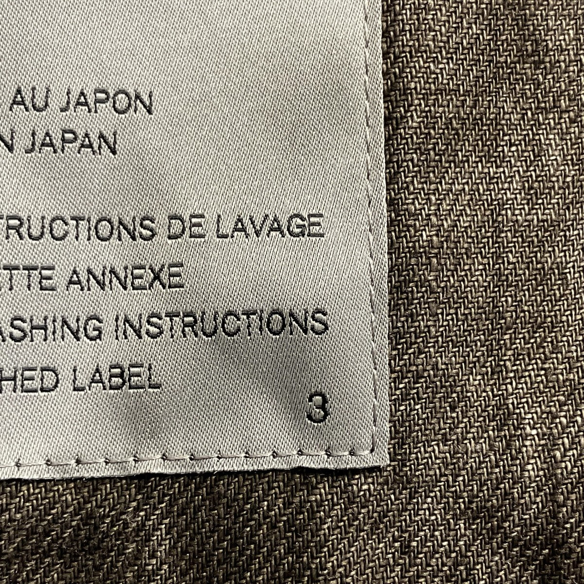 24SSINK DYED TWILL SINGLE LAPEL SWITCHING JACKETジャケットHP-J22-304