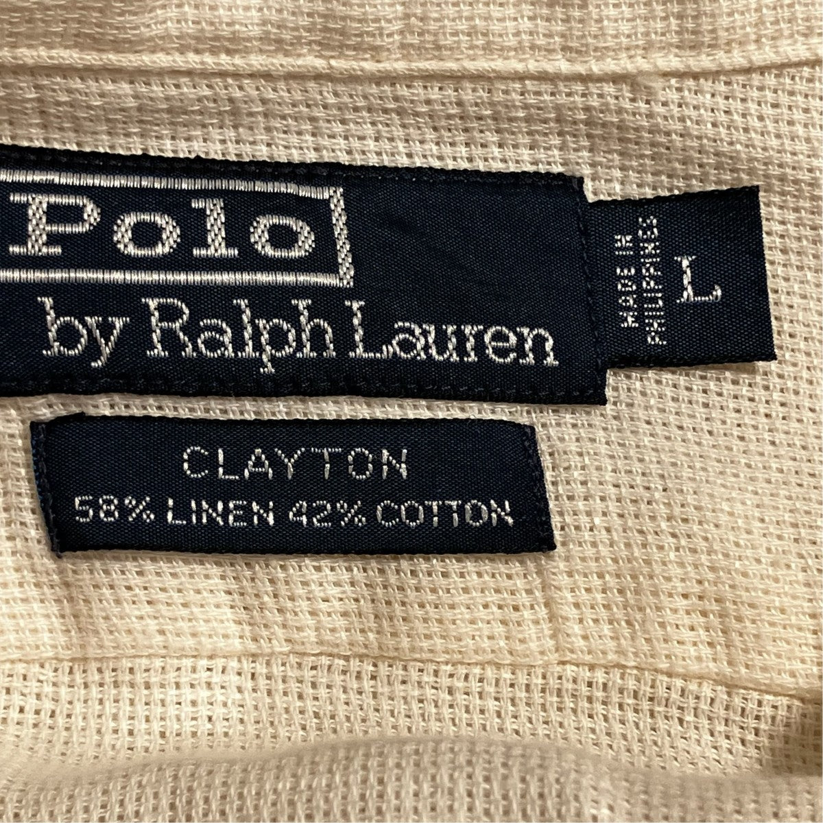CLAYTON リネンコットン半袖シャツ